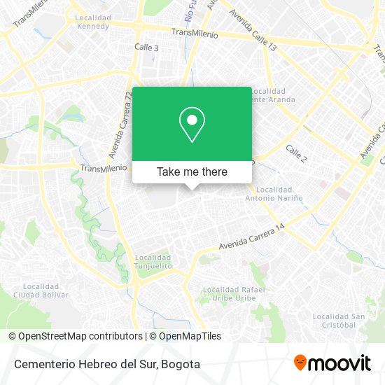 Cementerio Hebreo del Sur map