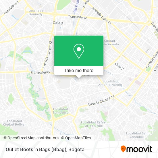 Outlet Boots 'n Bags (Bbag) map