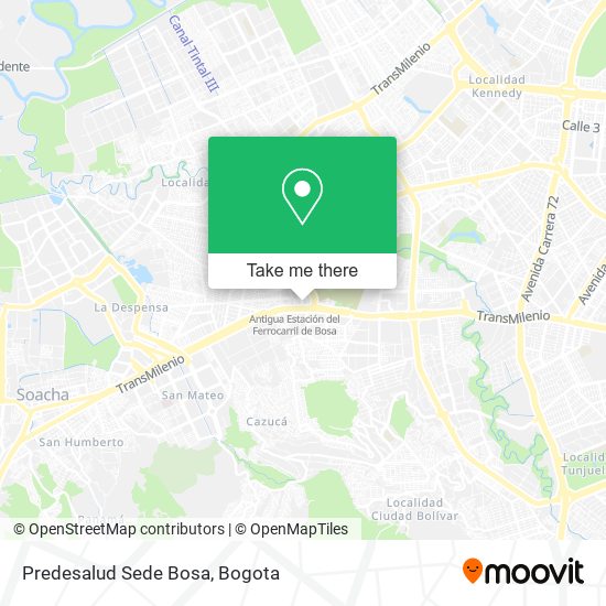 Predesalud Sede Bosa map