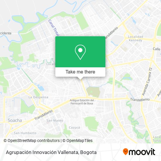 Agrupación Innovación Vallenata map