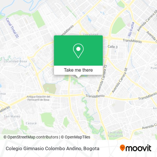 Colegio Gimnasio Colombo Andino map