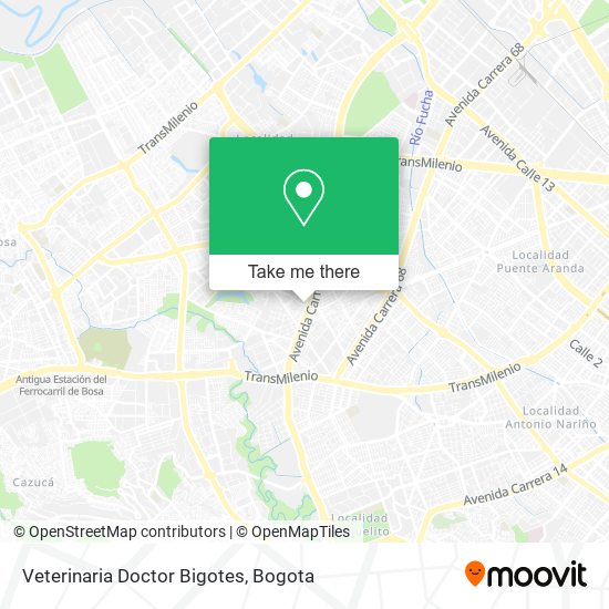 Veterinaria Doctor Bigotes map