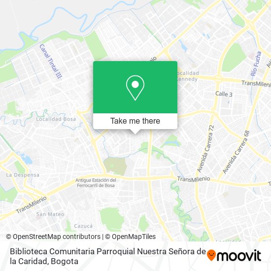 Biblioteca Comunitaria Parroquial Nuestra Señora de la Caridad map