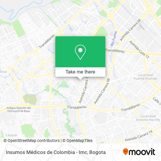 Insumos Médicos de Colombia - Imc map