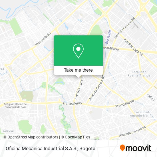 Oficina Mecanica Industrial S.A.S. map