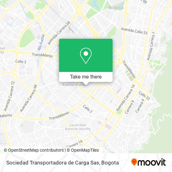 Sociedad Transportadora de Carga Sas map