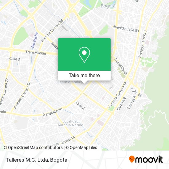 Talleres M.G. Ltda map