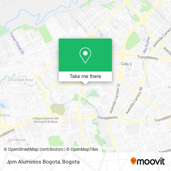 Jpm Aluminios Bogota map