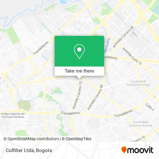 Colfilter Ltda map