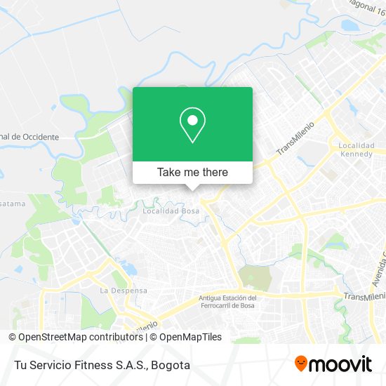 Tu Servicio Fitness S.A.S. map