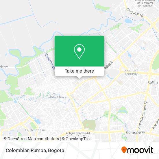 Colombian Rumba map