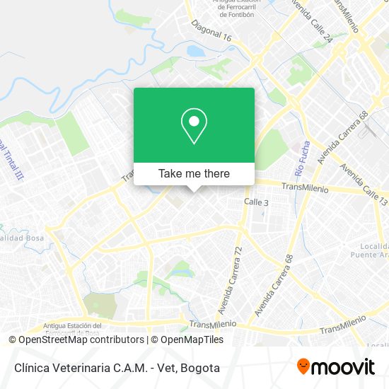 Clínica Veterinaria C.A.M. - Vet map