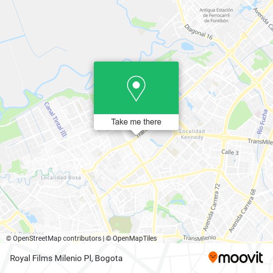Royal Films Milenio Pl map