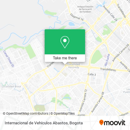 Internacional de Vehículos Abastos map