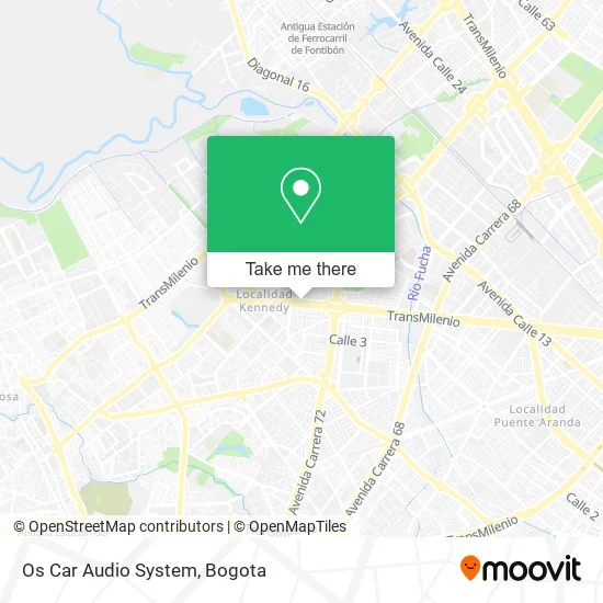 Mapa de Os Car Audio System