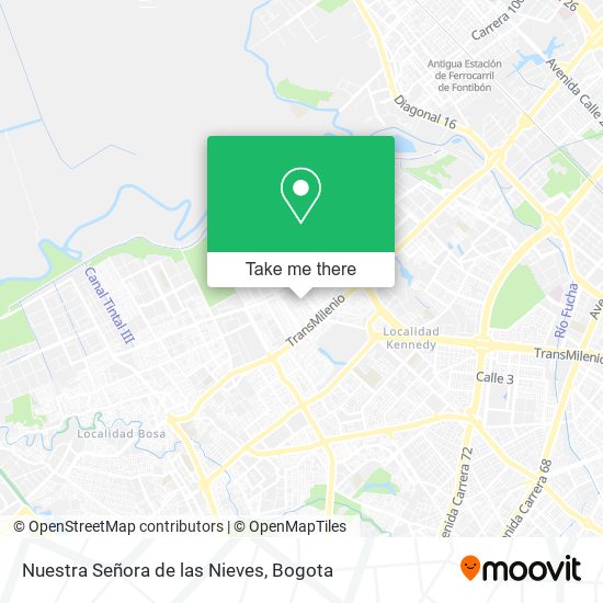 Nuestra Señora de las Nieves map