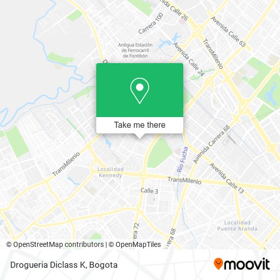 Drogueria Diclass K map