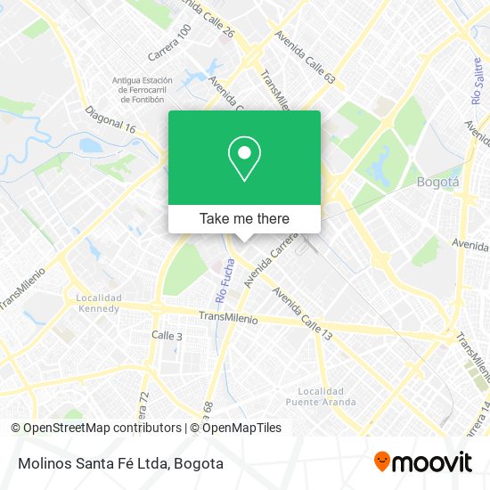 Molinos Santa Fé Ltda map