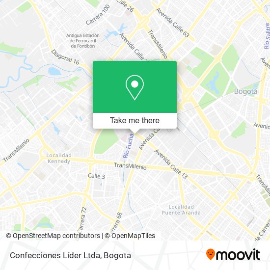 Confecciones Líder Ltda map