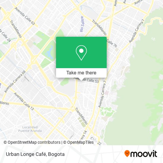 Urban Longe Café map