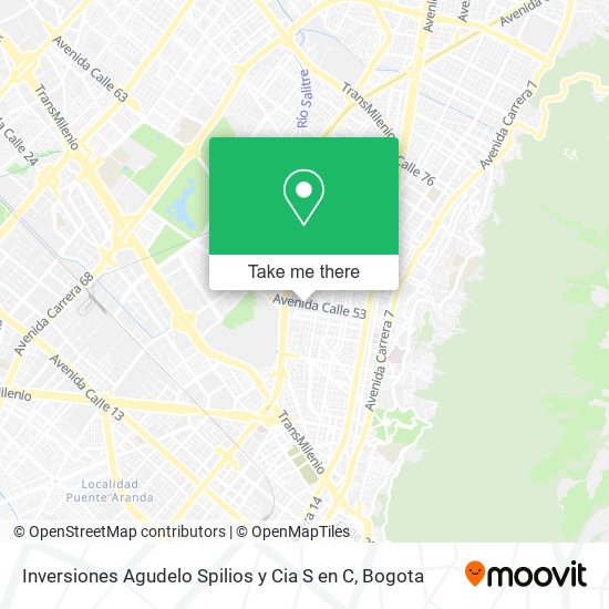 Inversiones Agudelo Spilios y Cia S en C map