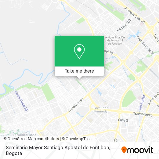 Mapa de Seminario Mayor Santiago Apóstol de Fontibón