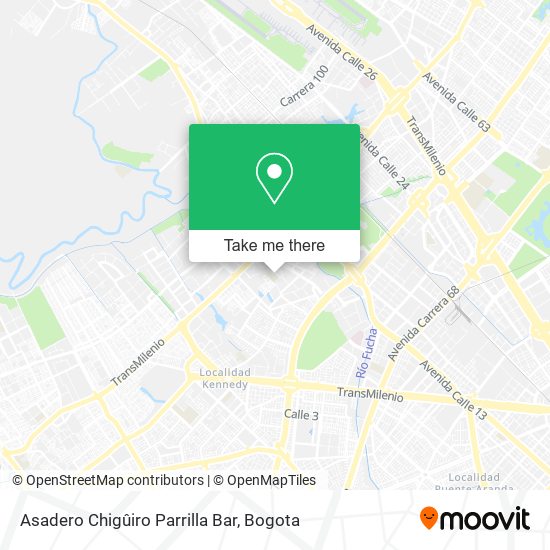 Mapa de Asadero Chigûiro Parrilla Bar