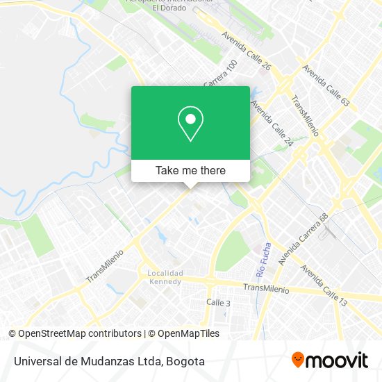 Universal de Mudanzas Ltda map