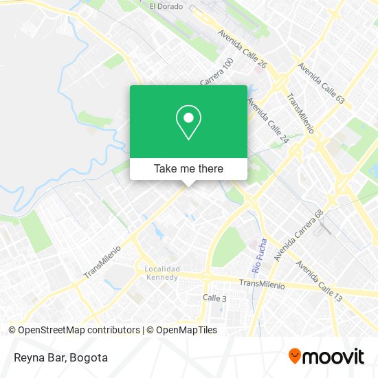 Reyna Bar map
