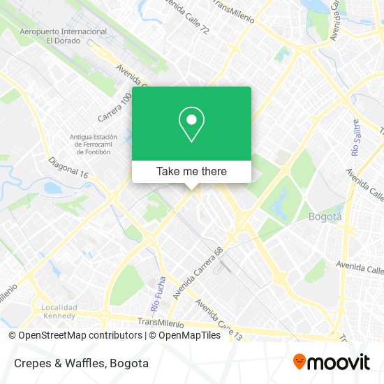 Crepes & Waffles map