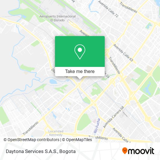 Daytona Services S.A.S. map