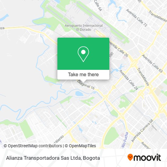 Alianza Transportadora Sas Ltda map