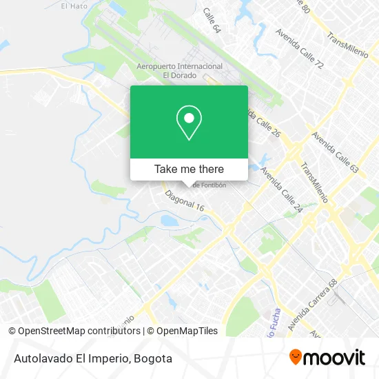 Mapa de Autolavado El Imperio