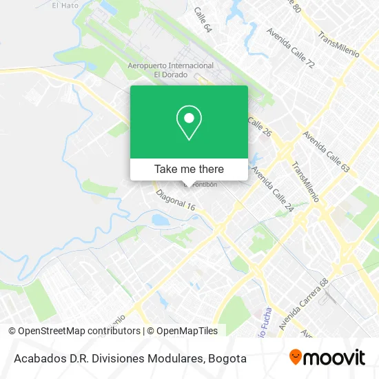 Mapa de Acabados D.R. Divisiones Modulares