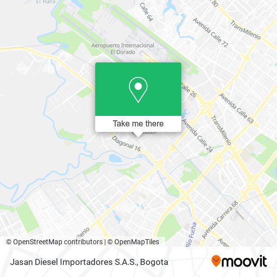 Mapa de Jasan Diesel Importadores S.A.S.