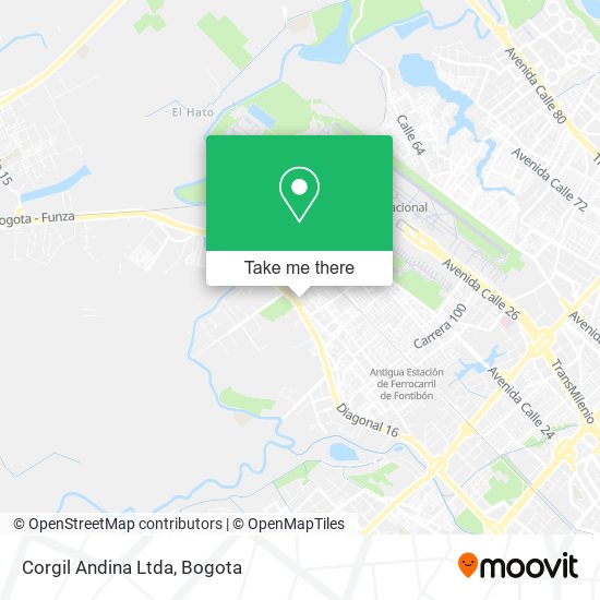 Corgil Andina Ltda map