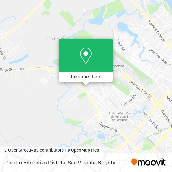 Centro Educativo Distrital San Vicente map