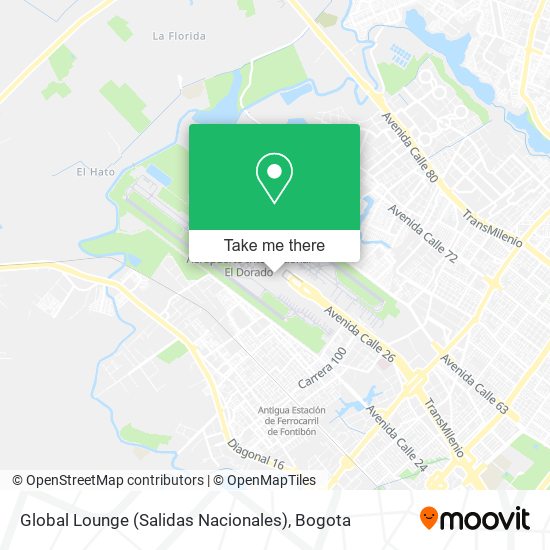 Global Lounge (Salidas Nacionales) map