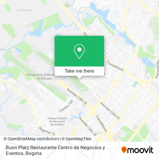 Mapa de Buon Platz Restaurante Centro de Negocios y Eventos