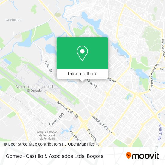 Gomez - Castillo & Asociados Ltda map