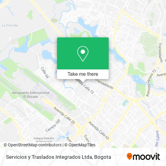 Servicios y Traslados Integrados Ltda map