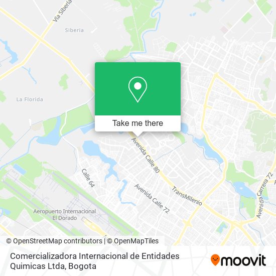 Comercializadora Internacional de Entidades Quimicas Ltda map