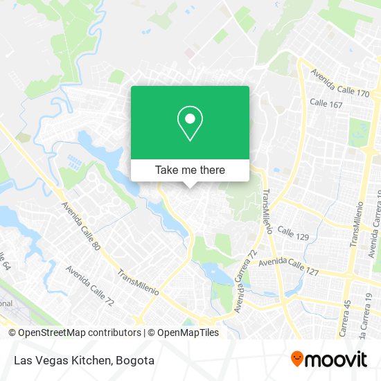 Las Vegas Kitchen map