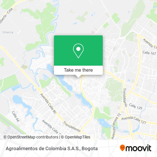 Agroalimentos de Colombia S.A.S. map