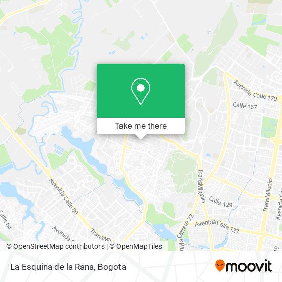 La Esquina de la Rana map