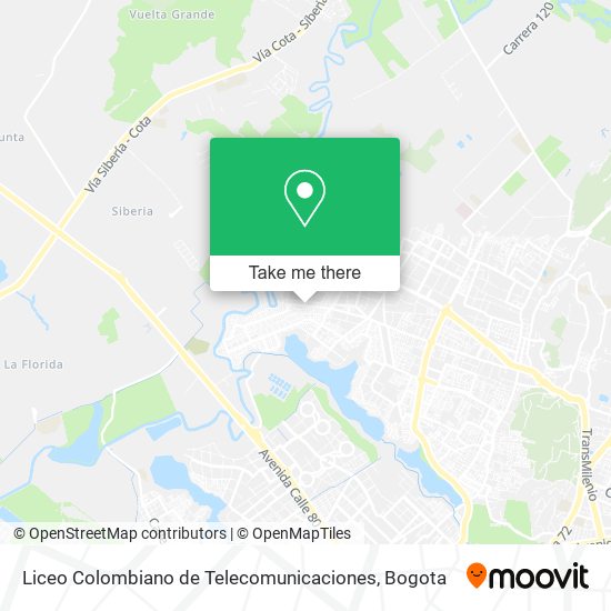Liceo Colombiano de Telecomunicaciones map