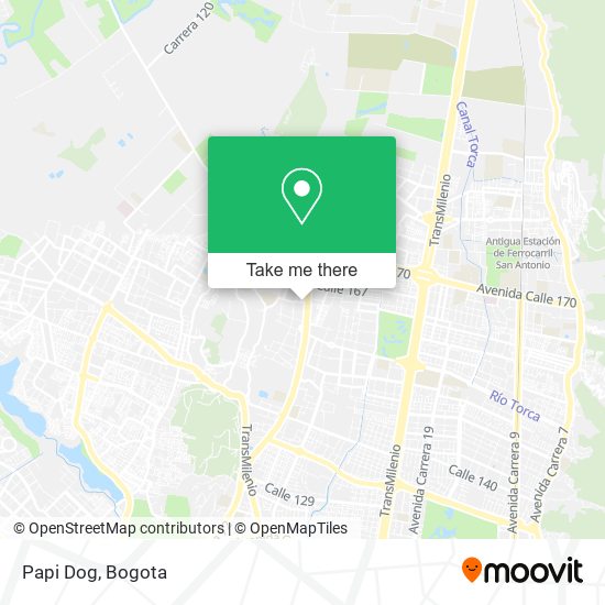 Papi Dog map