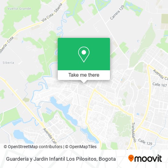 Mapa de Guardería y Jardín Infantil Los Pilositos
