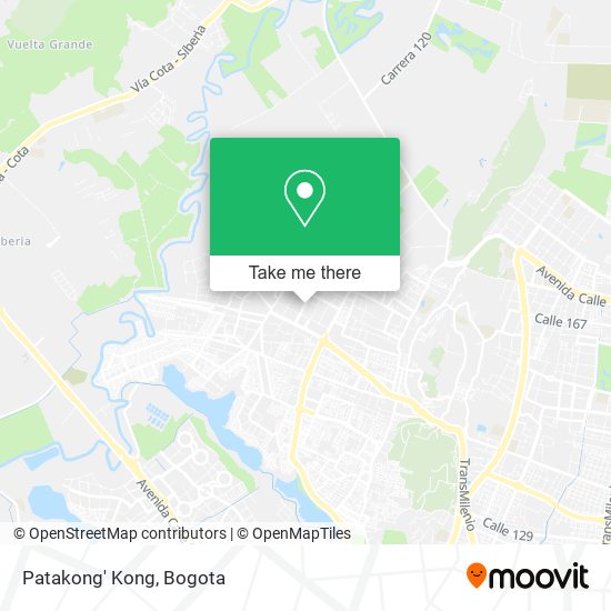 Patakong' Kong map