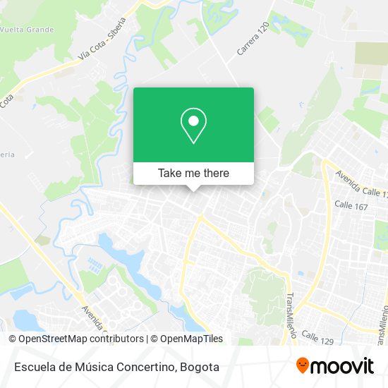 Escuela de Música Concertino map